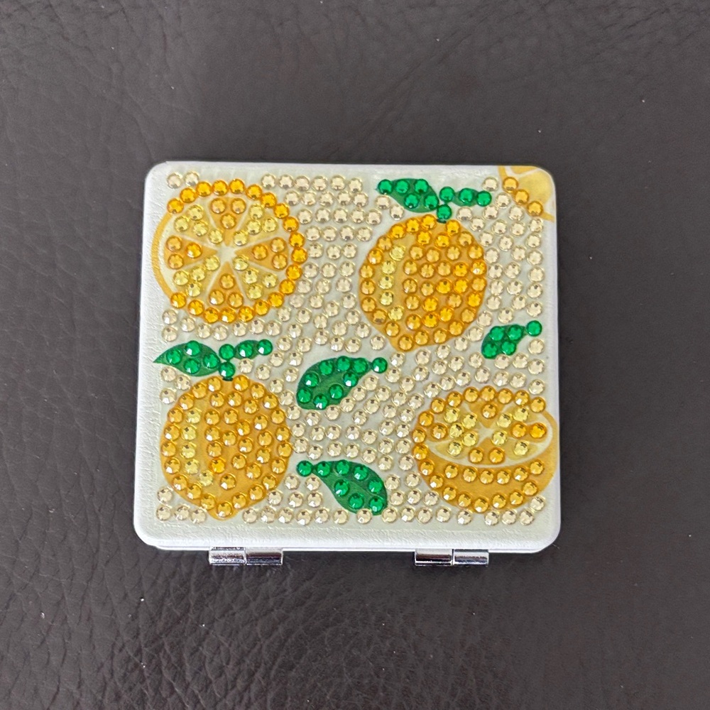 Handcrafted Rhinestone Compact Makeup Mirror - pick 1 (sealed) **HOST PICK** - Picture 3 of 11